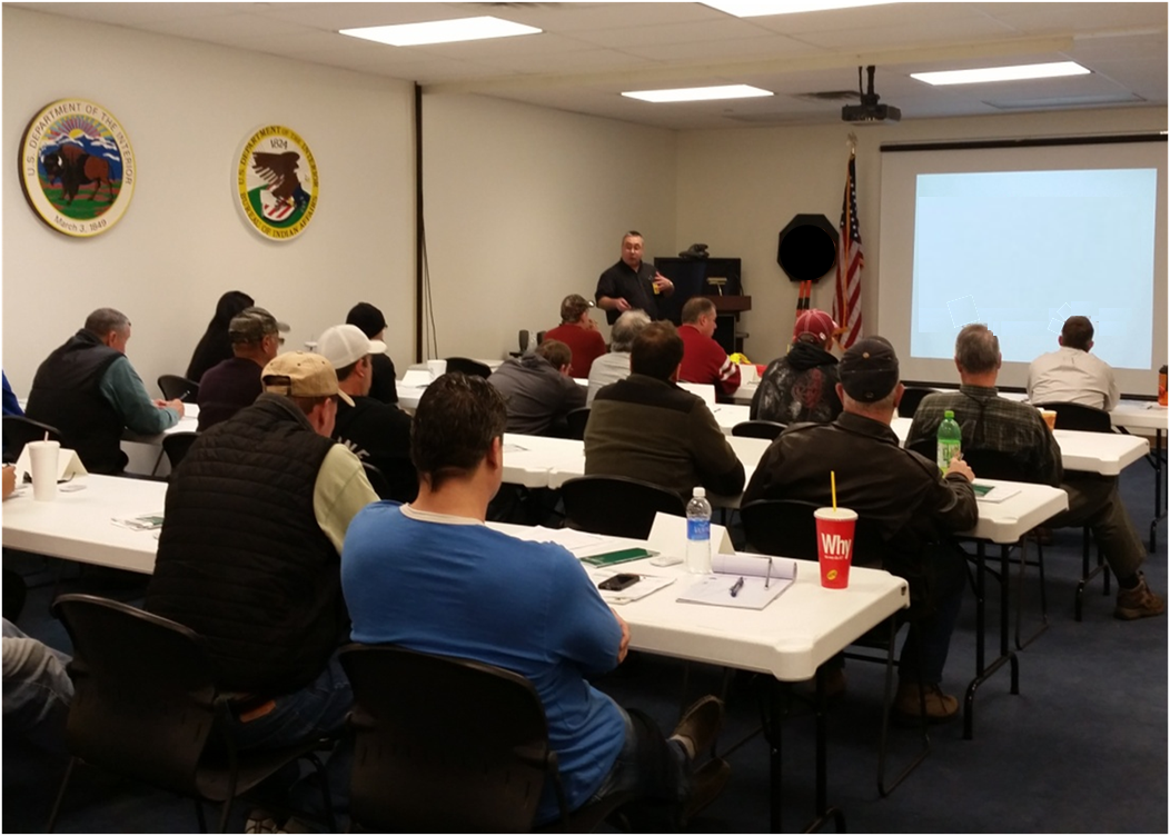 Neal conducting training