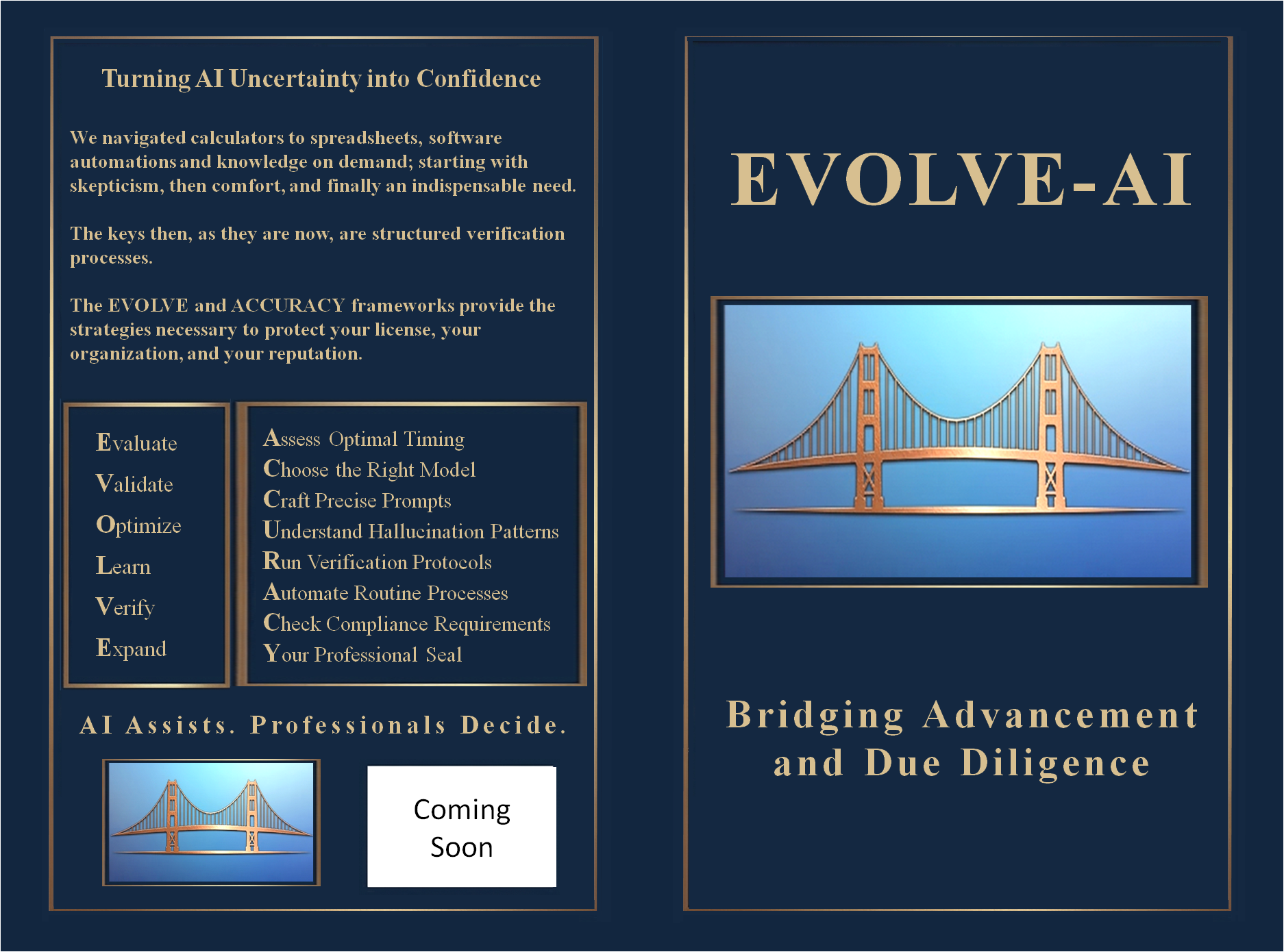 EVOLVE-AI and The Invisible Architecture: Bridging Advancement and Due Diligence